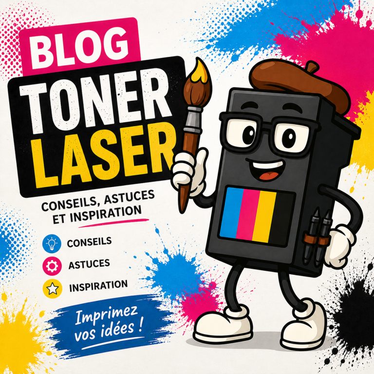 Actualité Laser Logo de Blog Laser avec un design minimaliste et des éléments végétaux.